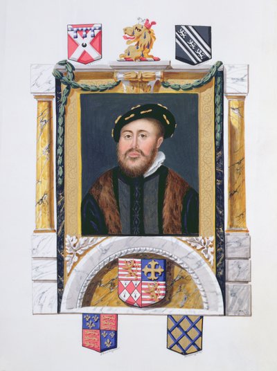 Portrait of Charles Brandon (1488-1545) Duke of Suffolk as a Young Man by Sarah Countess of Essex